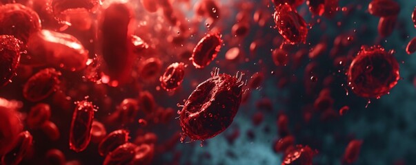 Blood Cells in Motion Generative AI