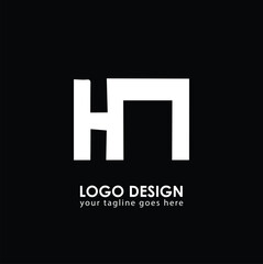 HN HN Logo Design, Creative Minimal Letter HN HN Monogram