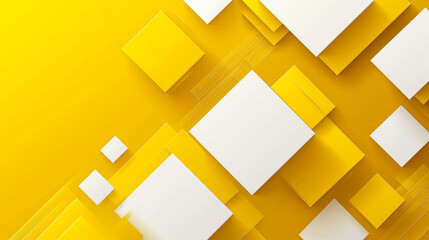 Fototapeta premium Yellow and White abstract background vector presentation design. PowerPoint and business background.