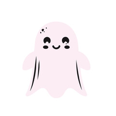 cute funny happy ghosts vector