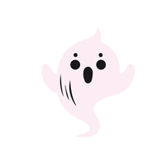  cute funny happy ghosts vector