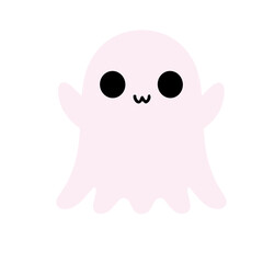  cute funny happy ghosts vector