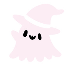  cute funny happy ghosts vector