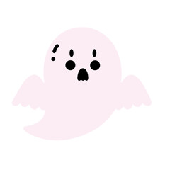  cute funny happy ghosts vector