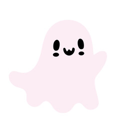  cute funny happy ghosts vector