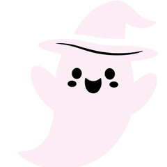  cute funny happy ghosts vector