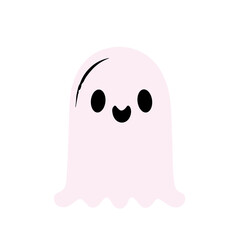  cute funny happy ghosts vector