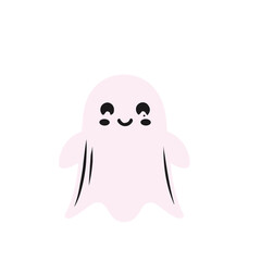  cute funny happy ghosts vector