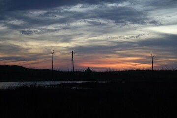 Obraz premium Midnight Sunset