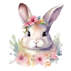 Floral Childrens Rabbit