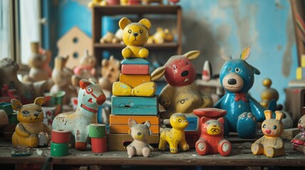 Children's toys collection