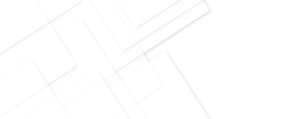 Abstract white and gray background with lines white background for your design. Abstract white square shape with futuristic background. White square vector background for cards, flyer, poster, banner,