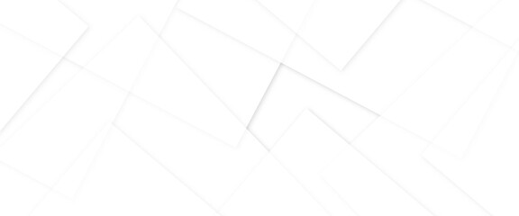 Abstract white and gray background with lines white background for your design. Abstract white square shape with futuristic background. White square vector background for cards, flyer, poster, banner,