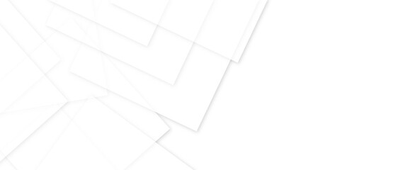Abstract white and gray background with lines white background for your design. Abstract white square shape with futuristic background. White square vector background for cards, flyer, poster, banner,