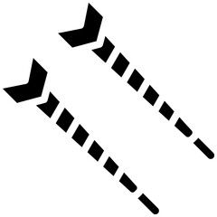 Darts vector icon illustration of Physical Fitness iconset.