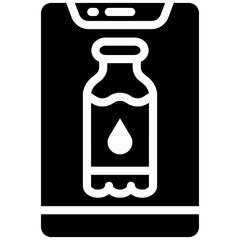 Water vector icon illustration of Workout App iconset.