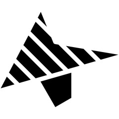 Glider vector icon illustration of Auto Racing iconset.