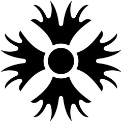 Fringed Dianthus vector icon illustration of Flowers iconset.