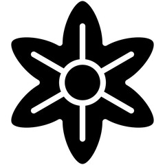 Obraz premium Garlic Mustard vector icon illustration of Flowers iconset.