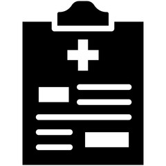 Medical Report vector icon illustration of Health Checkup iconset.