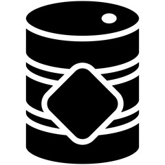 Oil Barrell vector icon illustration of Pollution iconset.