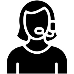 Customer Operator vector icon illustration of Shopping and Ecommerce iconset.