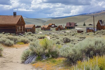 Historic Ghost Town in Bodie State Park, California
