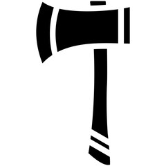 Hatchet vector icon illustration of Tools iconset.