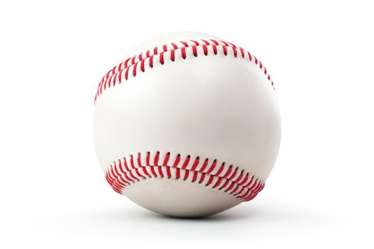 Baseball - Isolated on White Background with Clipping Path Ready for Colour Image Design
