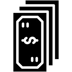 Cash vector icon illustration of Finance and Money iconset.