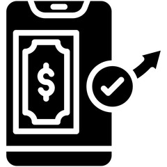 Online Payment vector icon illustration of Finance and Money iconset.