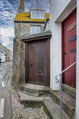 Alte und schöne Haustüren in St. Ives 