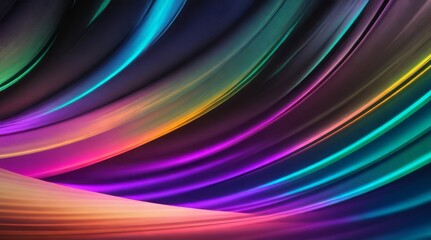 Abstract pastel colorful fine depth waves streaks of light 
