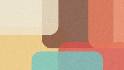 4K Abstract Retro Wave Risographs blurred grainy gradient banner background texture Colorful digital grain soft noise effect Nostalgia, vintage, retro