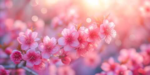 Fototapeta na wymiar Cherry blossom flower