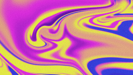 4K Abstract Wave Pink Yellow blurred grainy gradient banner background texture Colorful digital grain soft noise effect Nostalgia, vintage, retro