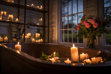 self care spa bathroom