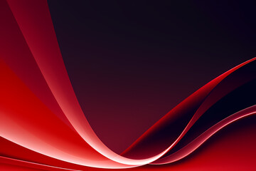 Fototapeta premium Dark Red Wave Background, Abstract geometric background with liquid shapes. Vector illustration.
