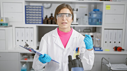 Intriguing portrait of a beautiful young hispanic woman scientist speaking passionately about her...