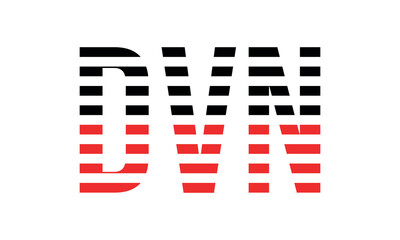 DVN three initial letter iconic line negative space minimal logo design vector template. monogram, abstract, wordmark, business, typography, minimalist, brand, company, flat, modern, unique, simple