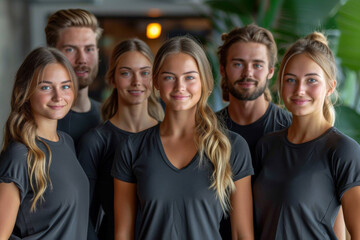 Team im Fitnessstudio
