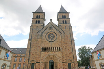 Basilica of Saint Willibrord in Echternach in Luxembourg