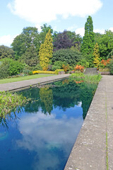 Hill gardens on Hampstead Heath, London