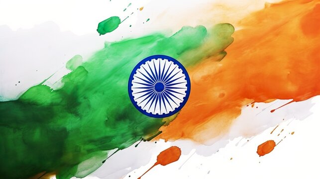 The Spirit of India ; india falg