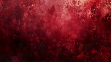Dark red abstract background in cyclorama style in misty atmosphere. Opulent setting of extra depth in misty dark red color.
