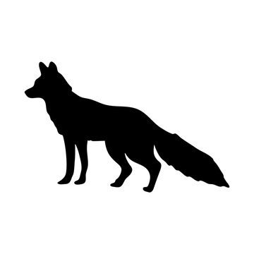 recommend clip art: Fox silhouette vector