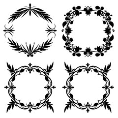 wreath SVG, wreath png, wreath frame, frame svg, frame illustration, wreath illustration, frame, vector, vintage, floral, design, decoration, pattern, ornament, border, illustration, flower, ornate, a