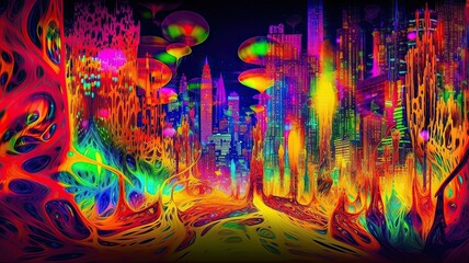 Cosmic Caps: A Symbiotic Neon Spectacle
