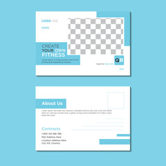 Corporate Post Card Design Templats