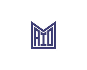 Fototapeta premium AIO logo design vector template